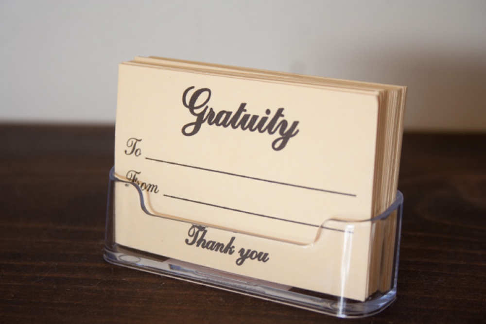 gratuity